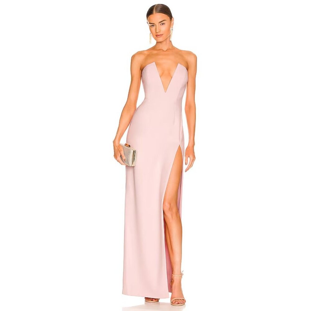 Katie May x REVOLVE Infatuation Gown Blush Pink
